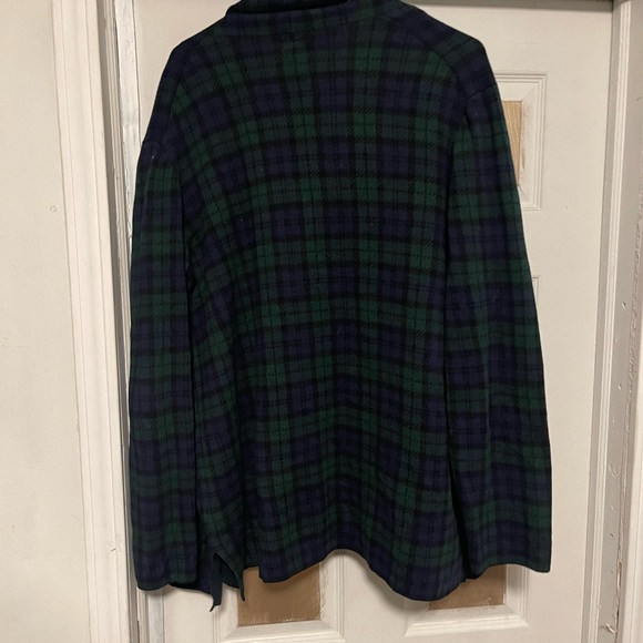 Jcrew Black Watch plaid Chelsea sweater-blazer (XL) - Picture 4 of 8